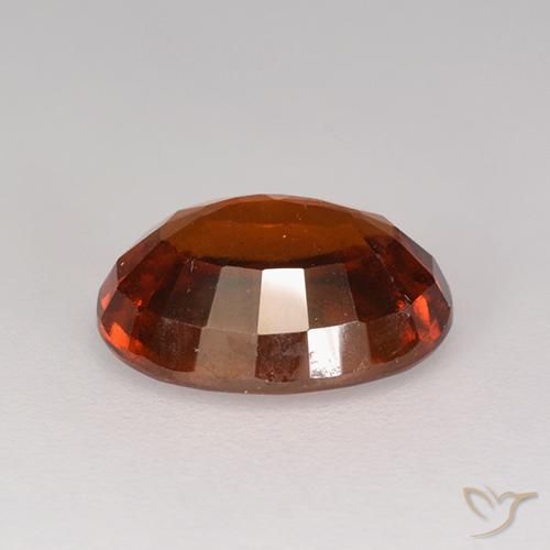 9,17 ctw natürlicher rötlich-orange Hessonit-Granat, Oval, VS-SI