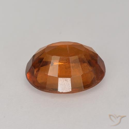 9,17 ctw natürlicher Mitteldunkles Orange Hessonit-Granat, Oval, VS