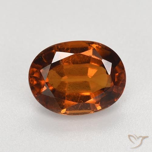 2.80ct Natürlicher Mittelorange Hessonit-Granat, Oval, VS