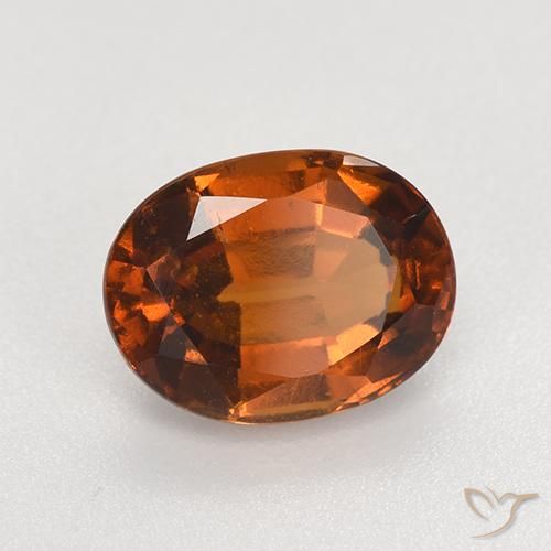 9,17 ctw natürlicher Mittelorange Hessonit-Granat, Oval, VS