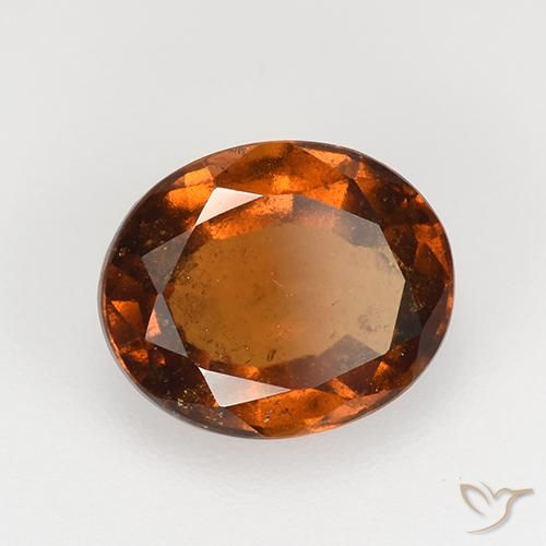 9,17 ctw natürlicher rötlich-orange Hessonit-Granat, Oval, VS-SI