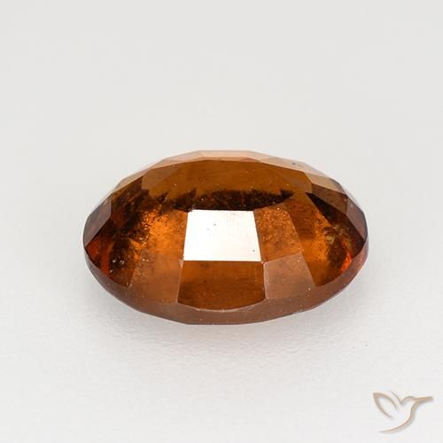 9,17 ctw natürlicher rötlich-orange Hessonit-Granat, Oval, VS-SI