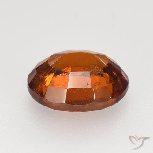 2,82 ctw natürlicher orangefarbener Hessonit, Oval Schliff, VS-SI