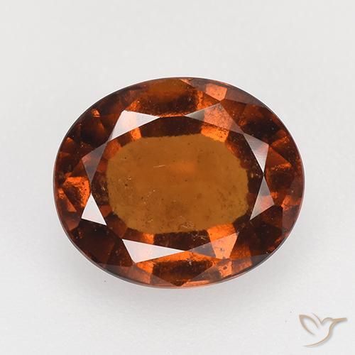 2.98ct Natürlicher tieforange Hessonit-Granat, Oval, VS-SI