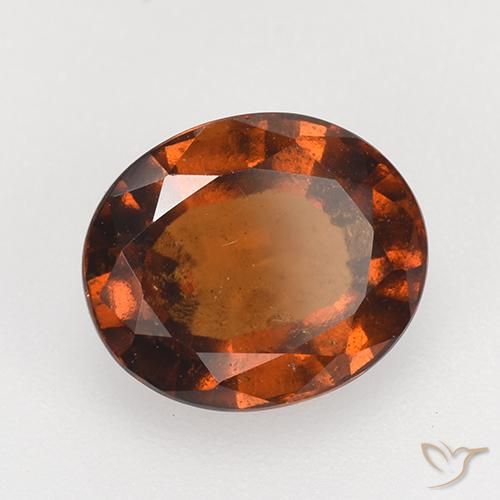9,17 ctw natürlicher tieforange Hessonit-Granat, Oval, VS-SI