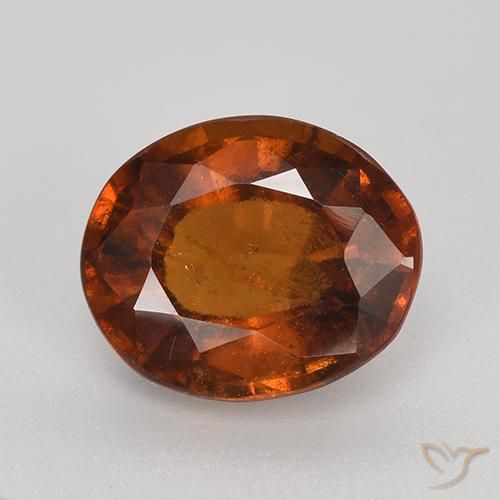 2.94ct Natürlicher Mittelorange Hessonit-Granat, Oval, VS-SI