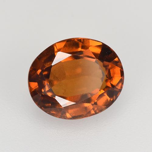 2,47 ctw natürlicher orangefarbener Hessonit, Oval Schliff, VVS-VS