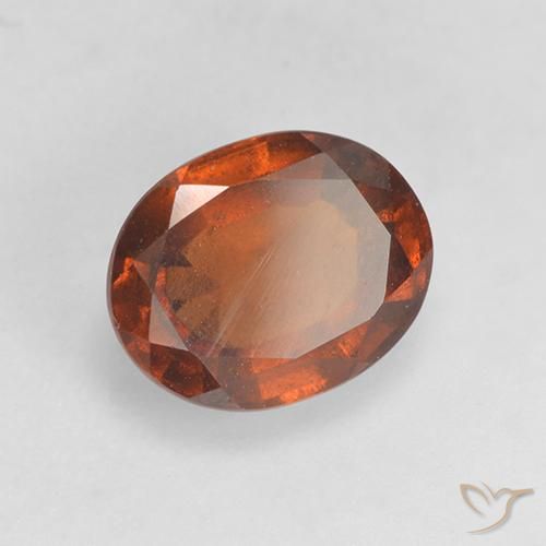 1.68ct Natürlicher Mitteldunkles Orange Hessonit-Granat, Oval, VS-SI