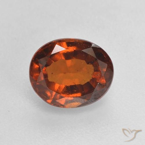 9,17 ctw natürlicher Amber Orange Hessonit-Granat, Oval, VS-SI