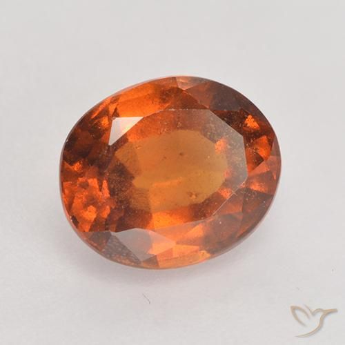 9,17 ctw natürlicher Amber Orange Hessonit-Granat, Oval, VS-SI