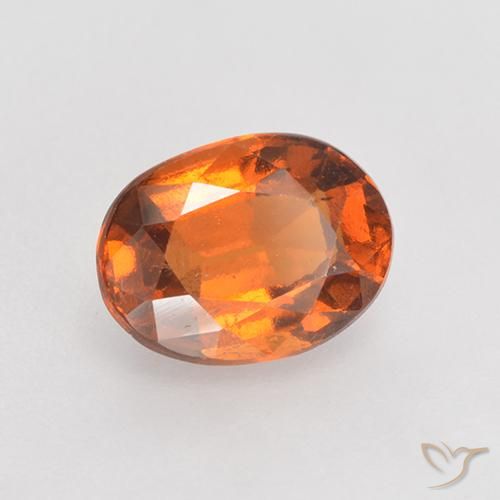 9,17 ctw natürlicher Mitteldunkles Orange Hessonit-Granat, Oval, VS-SI
