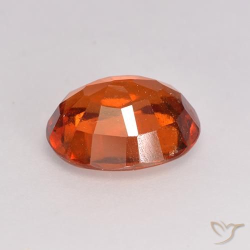 9,17 ctw natürlicher rötlich-orange Hessonit-Granat, Oval, VS-SI