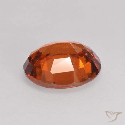 9,17 ctw natürlicher rötlich-orange Hessonit-Granat, Oval, VS