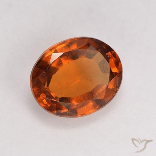 9,17 ctw natürlicher Amber Orange Hessonit-Granat, Oval, VS