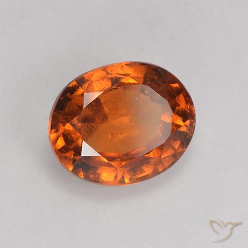 9,17 ctw natürlicher Feuerorange Hessonit-Granat, Oval, VS