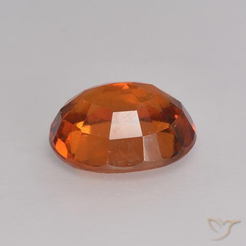 9,17 ctw natürlicher Dunkelorange Hessonit-Granat, Oval, VS