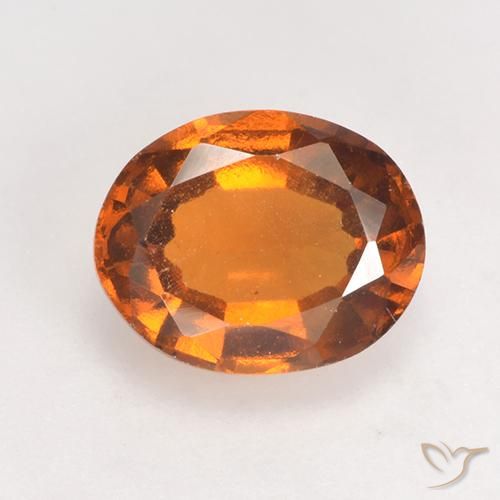 1.89ct Natürlicher tieforange Hessonit-Granat, Oval, VS