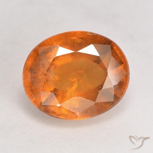 2.90ct Natürlicher tieforange Hessonit-Granat, Oval, SI