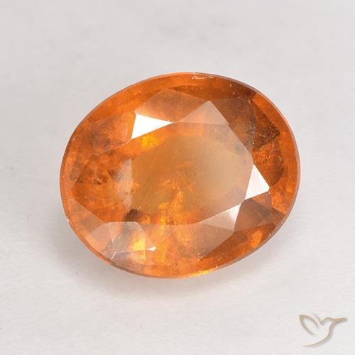 9,17 ctw natürlicher tieforange Hessonit-Granat, Oval, SI