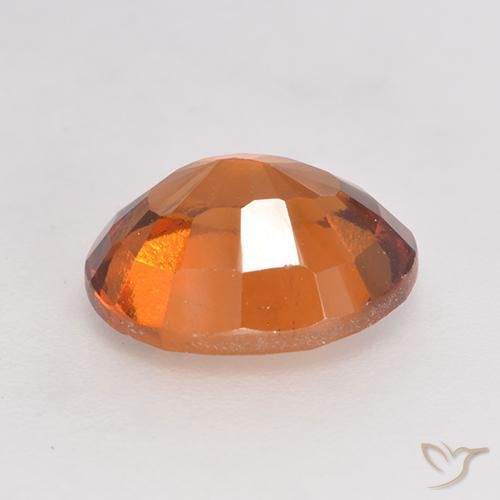 9,17 ctw natürlicher rötlich-orange Hessonit-Granat, Oval, VS