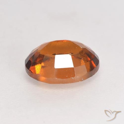9,17 ctw natürlicher Mitteldunkles Orange Hessonit-Granat, Oval, VS