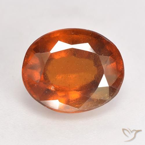 3.19ct Natürlicher tieforange Hessonit-Granat, Oval, SI