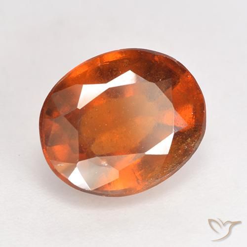 9,17 ctw natürlicher tieforange Hessonit-Granat, Oval, SI