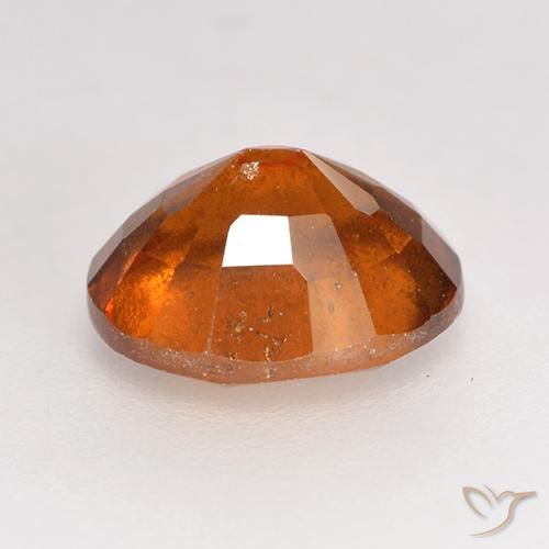 9,17 ctw natürlicher Mitteldunkles Orange Hessonit-Granat, Oval, SI