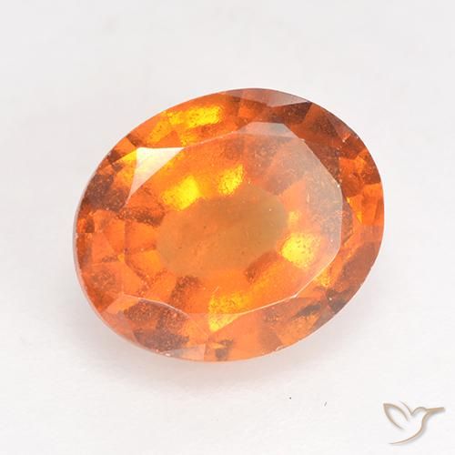 9,17 ctw natürlicher Mittelorange Hessonit-Granat, Oval, SI