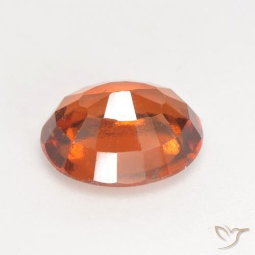 9,17 ctw natürlicher tieforange Hessonit-Granat, Oval, VS-SI