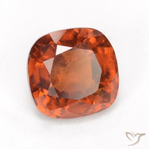 9,17 ctw natürlicher Amber Orange Hessonit-Granat, Kissen, VS