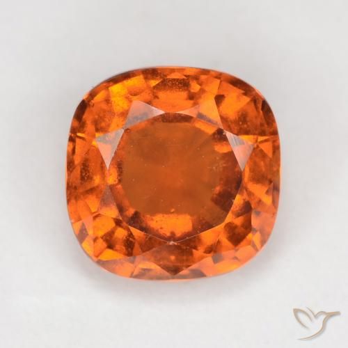 2.05ct Natürlicher Mittelorange Hessonit-Granat, Kissen, VS