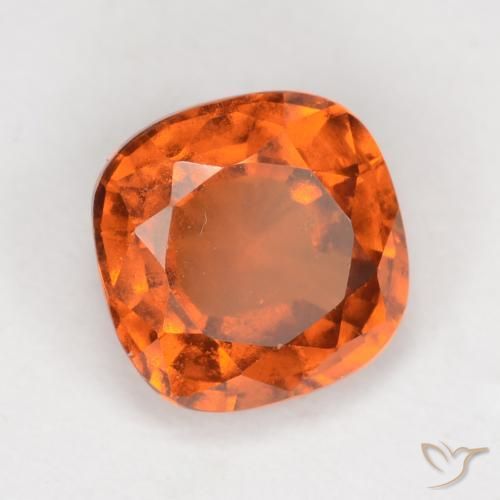 9,17 ctw natürlicher Mittelorange Hessonit-Granat, Kissen, VS