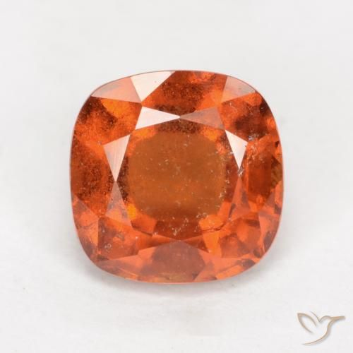2.09ct Natürlicher Mittelorange Hessonit-Granat, Kissen, VS-SI