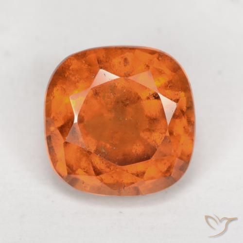 2.16ct Natürlicher Mittelorange Hessonit-Granat, Kissen, VS-SI