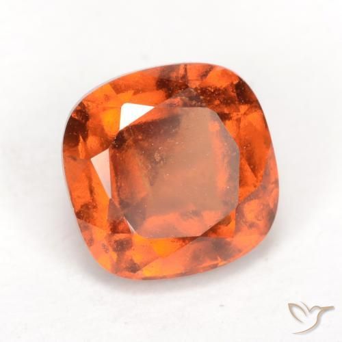 9,17 ctw natürlicher Mittelorange Hessonit-Granat, Kissen, VS-SI