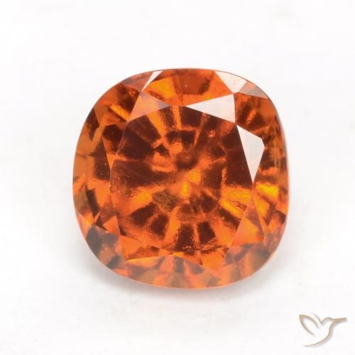2.06ct Natürlicher Mittelorange Hessonit-Granat, Kissen, VVS-VS