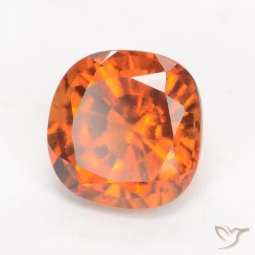 9,17 ctw natürlicher Mittelorange Hessonit-Granat, Kissen, VVS-VS