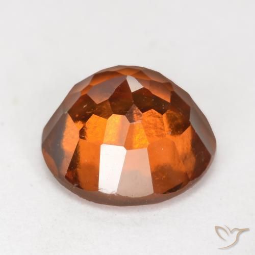 9,17 ctw natürlicher Mitteldunkles Orange Hessonit-Granat, Runden, VS-SI