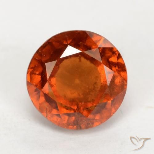 1.91ct Natürlicher Amber Orange Hessonit-Granat, Runden, VS-SI