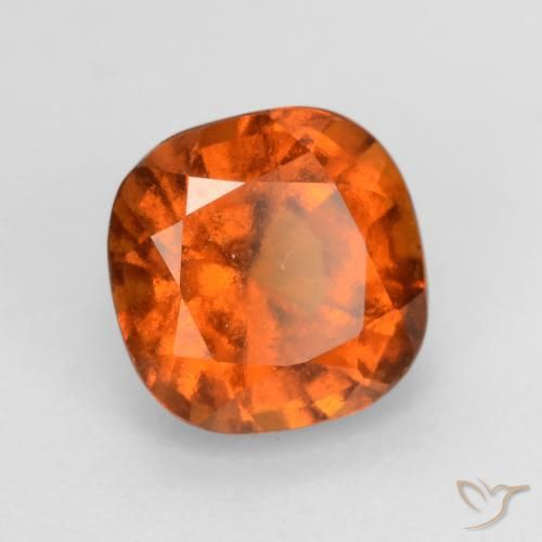 9,17 ctw natürlicher Feuerorange Hessonit-Granat, Kissen, VS-SI