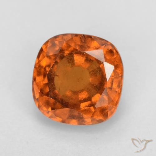 2.08ct Natürlicher Mittelorange Hessonit-Granat, Kissen, VS-SI
