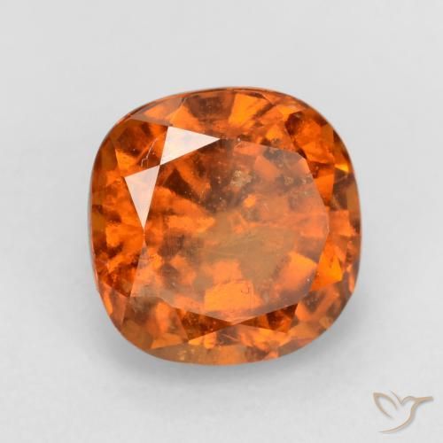 9,17 ctw natürlicher Mitteldunkles Orange Hessonit-Granat, Kissen, VS-SI