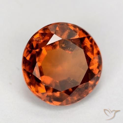 9,17 ctw natürlicher Amber Orange Hessonit-Granat, Runden, VS
