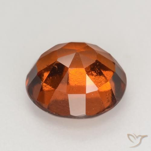 9,17 ctw natürlicher Amber Orange Hessonit-Granat, Runden, VS