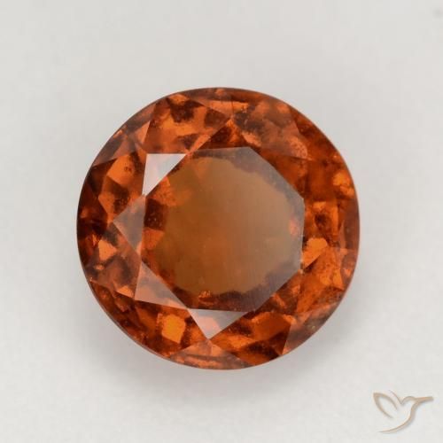 9,17 ctw natürlicher Amber Orange Hessonit-Granat, Runden, VS-SI