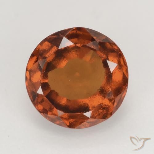 1.71ct Natürlicher tieforange Hessonit-Granat, Runden, VVS-VS