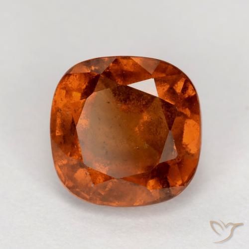 9,17 ctw natürlicher Dunkelorange Hessonit-Granat, Kissen, VS-SI