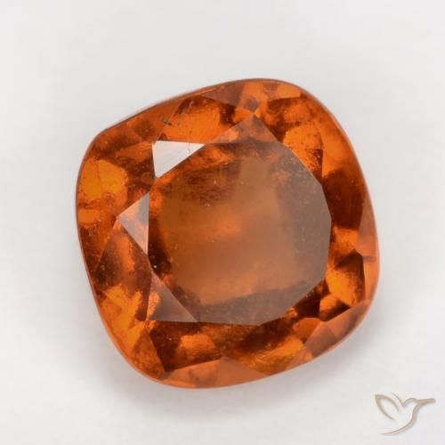 9,17 ctw natürlicher rötlich-orange Hessonit-Granat, Kissen, VS