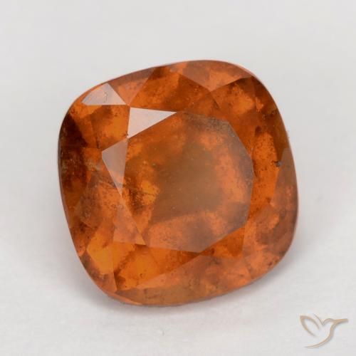 9,17 ctw natürlicher rötlich-orange Hessonit-Granat, Kissen, VS-SI